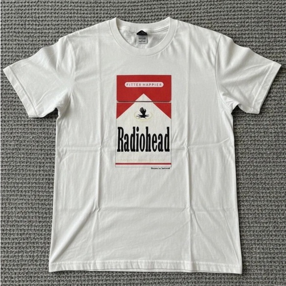 Men's White Graphic T-Shirt